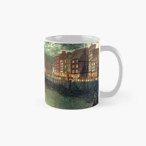 Item preview, John Atkinson Grimshaw -Whitby Docks designed and sold by tomorrowsart.