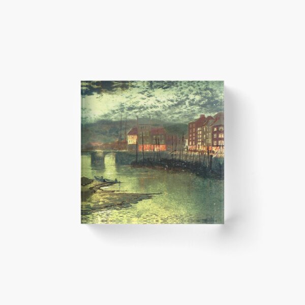 Item preview, John Atkinson Grimshaw -Whitby Docks designed and sold by tomorrowsart.