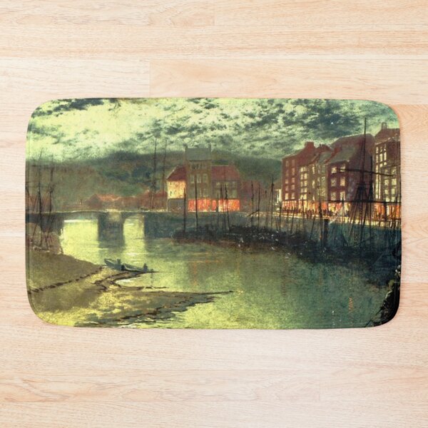 Item preview, John Atkinson Grimshaw -Whitby Docks designed and sold by tomorrowsart.