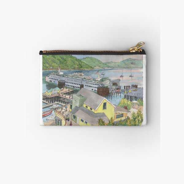 Item preview, Friday Harbor ferry, San Juan Island, Washington designed and sold by Dave Baab watercolors.