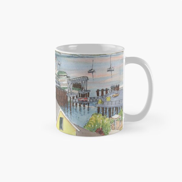 Item preview, Friday Harbor ferry, San Juan Island, Washington designed and sold by Dave Baab watercolors.