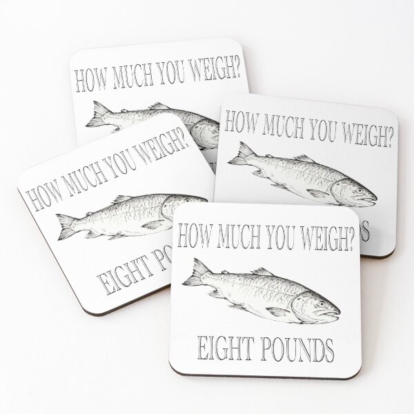 Item preview, How Much You Weigh? Eight Pounds – Sopranos Inspired Fish designed and sold by Evv_u.