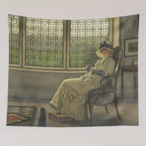 Item preview, Mistress Dorothy by John Atkinson Grimshaw designed and sold by tomorrowsart.