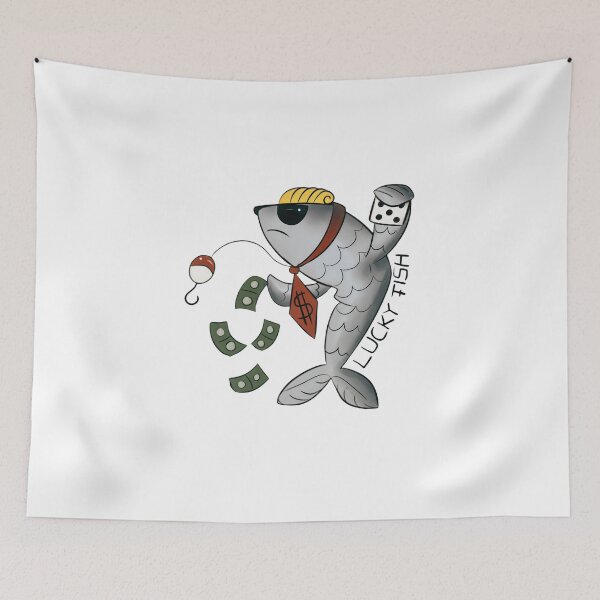 Item preview, Lucky Fish Hustle designed and sold by Moonifillst.