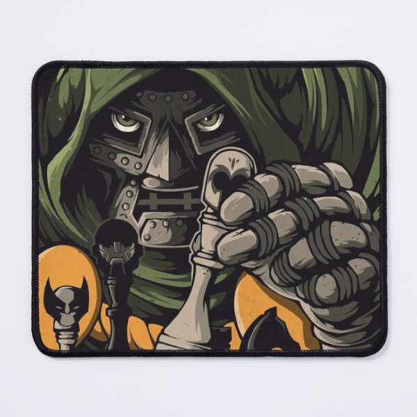 Item preview, Doctor Doom Sovereign of Latveria: Marvel Antihero Iron Mask Silhouette and Iconic Quotes Poster designed and sold by benja-08.