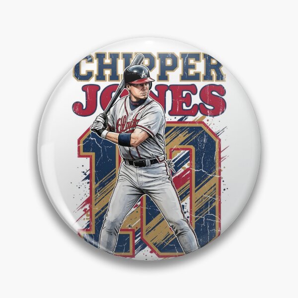 Item preview, Retro Chipper Jones 10 - Atlanta Baseball Legend designed and sold by Thogan0416.
