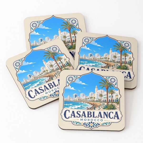 Item preview, Casablanca, Morocco - Atlantic Coast designed and sold by Myra365Art.