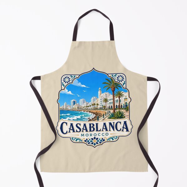 Item preview, Casablanca, Morocco - Atlantic Coast designed and sold by Myra365Art.