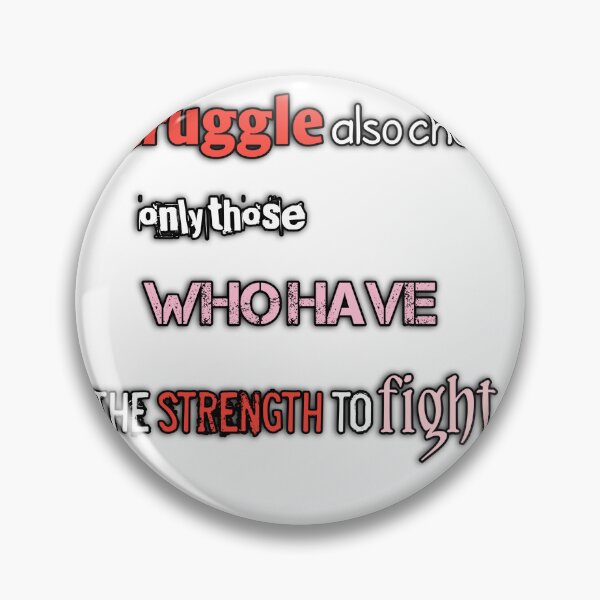 Item preview, Struggle Chooses Those Who Have Strength To Fight | Motivational Streetwear Typography designed and sold by Trendykunnu.