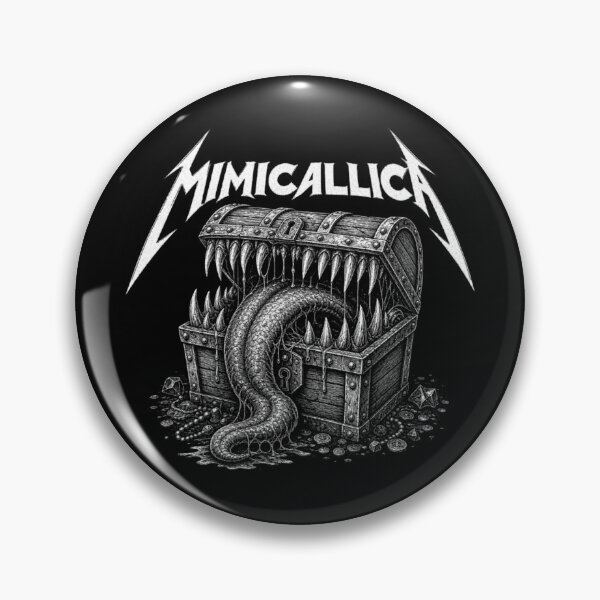 Item preview, MimicAllica - Thrash Metal Monster Gaming Gear designed and sold by Dice_Goblin_Studio.