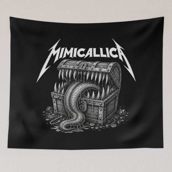 Item preview, MimicAllica - Thrash Metal Monster Gaming Gear designed and sold by Dice_Goblin_Studio.