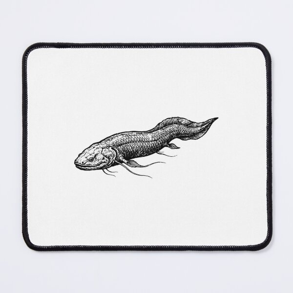Item preview, Vintage Woodcut Lungfish Illustration designed and sold by DuckOddity.