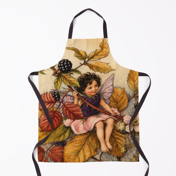Item preview, Art Nouveau Fairy Vintage Blackberry Illustration for Fantasy Art Lovers designed and sold by RickE.