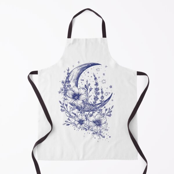 Item preview, Botanical Moon and Floral Illustration designed and sold by lunettebloom.
