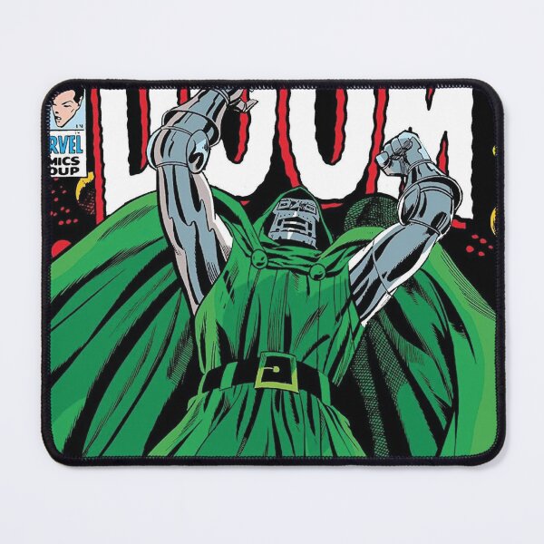 Item preview, Doctor Doom Sovereign of Latveria: Marvel Antihero Iron Mask Silhouette and Iconic Quotes Poster designed and sold by benja-08.
