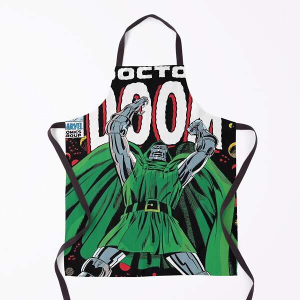 Item preview, Doctor Doom Sovereign of Latveria: Marvel Antihero Iron Mask Silhouette and Iconic Quotes Poster designed and sold by benja-08.