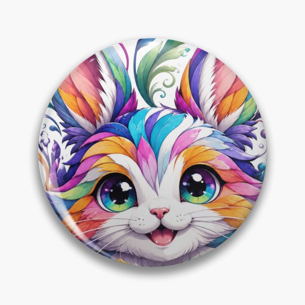 Item preview, Whimsical colorful rabbit illustration  designed and sold by urbanshop7.