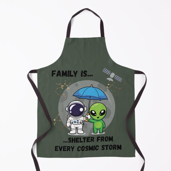 Item preview, Family is Shelter From Every Cosmic Storm - Cute Space Art designed and sold by AhmadAnnaPrints.