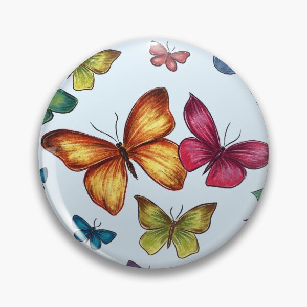Item preview,  Colorful butterflies, rainbow colors, summer mood, butterfly pattern, designed and sold by ArtbySvetik.