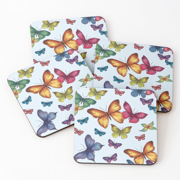 Item preview,  Colorful butterflies, rainbow colors, summer mood, butterfly pattern, designed and sold by ArtbySvetik.