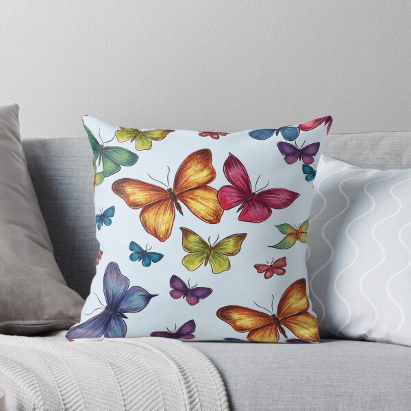 Item preview,  Colorful butterflies, rainbow colors, summer mood, butterfly pattern, designed and sold by ArtbySvetik.