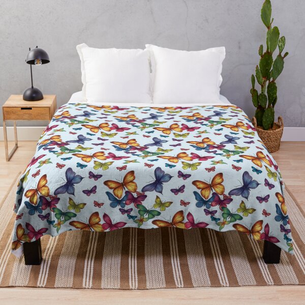 Item preview,  Colorful butterflies, rainbow colors, summer mood, butterfly pattern, designed and sold by ArtbySvetik.