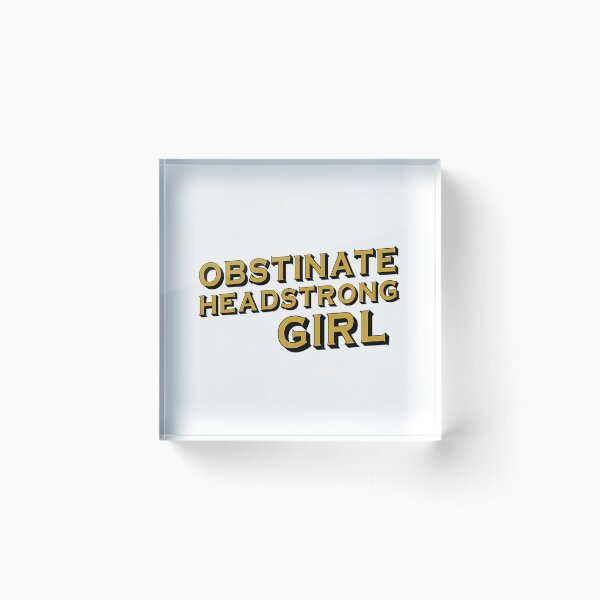 Item preview, Obstinate Headstrong Girl (Pride  Prejudice) - Black  Gold Effect designed and sold by rodyauscaklo.