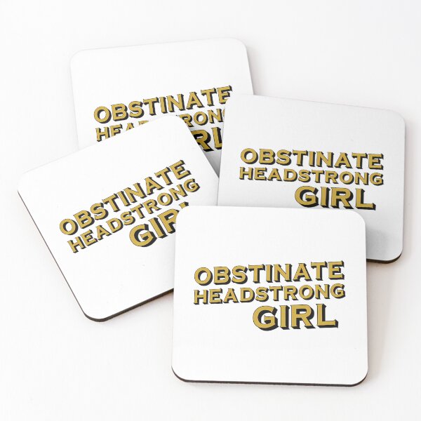 Item preview, Obstinate Headstrong Girl (Pride  Prejudice) - Black  Gold Effect designed and sold by rodyauscaklo.