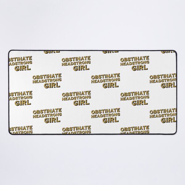 Item preview, Obstinate Headstrong Girl (Pride Prejudice) - Black Gold Effect designed and sold by rodyauscaklo.