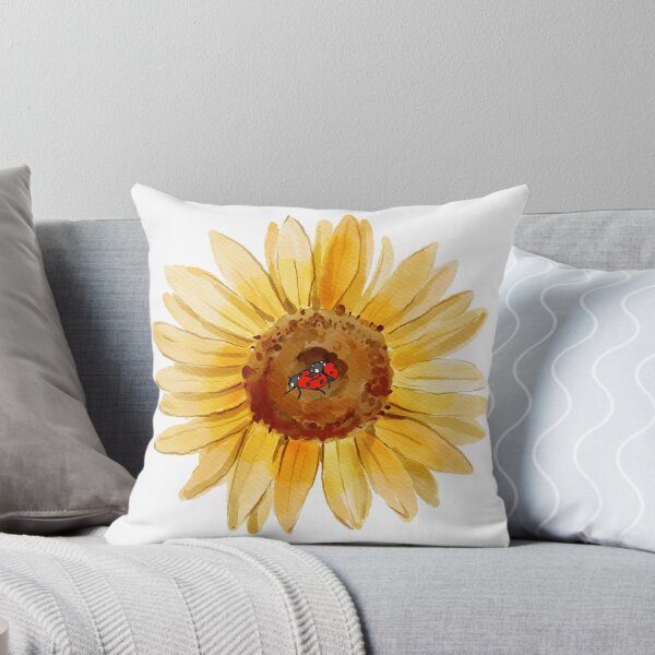 Item preview, Sunflower And Ladybugs. designed and sold by Dinasshop.