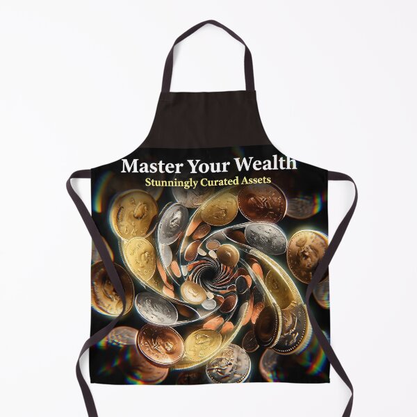 Item preview, Master Your Wealth Coin Vortex Poster: Fibonacci Spiral Currency Canvas designed and sold by Creative-RE.