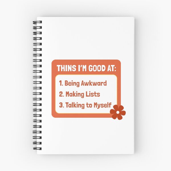 Item preview, Funny Awkward List Girls Sayings designed and sold by CuteLovelyDesigns.