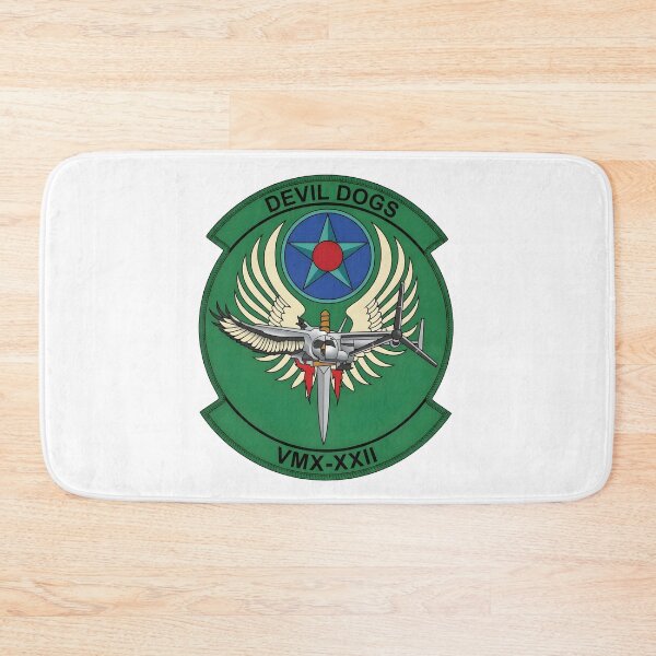 Item preview, USMC VMX-22 "Devil Dogs" Tiltrotor Operational Test Squadron Patch designed and sold by CharlieDesings.