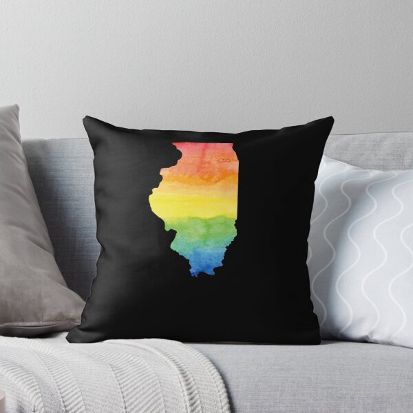 Item preview, Watercolor T Shirt Illinois Home State Shirt designed and sold by shoppzee.