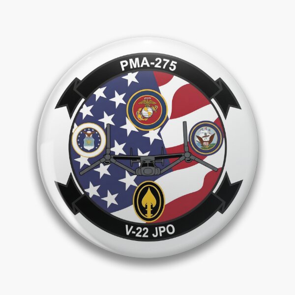 Item preview, US military V-22 Joint Program Office PMA-275 Patch designed and sold by CharlieDesings.