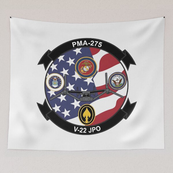 Item preview, US military V-22 Joint Program Office PMA-275 Patch designed and sold by CharlieDesings.