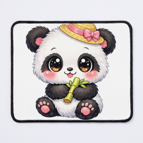 Item preview, Cute Baby Giant Panda Hugging Bamboo designed and sold by VoidDraft.