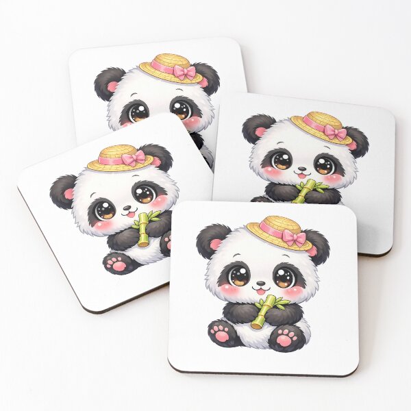 Item preview, Cute Baby Giant Panda Hugging Bamboo designed and sold by VoidDraft.
