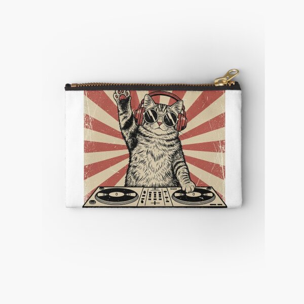 Item preview, Retro DJ Cat Shirt | Funny Disco Cat | Vintage Music Lover | Cool DJ Kitty Graphic Tee designed and sold by MS Pod Studio.