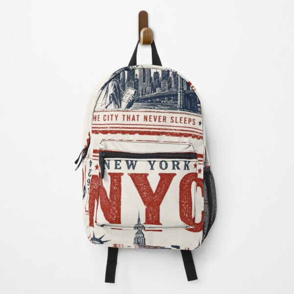 Item preview, NYC Vintage Travel Stamp | New York City Passport Style Design | Statue of Liberty Travel Sticker designed and sold by TulipsArtDesigns .