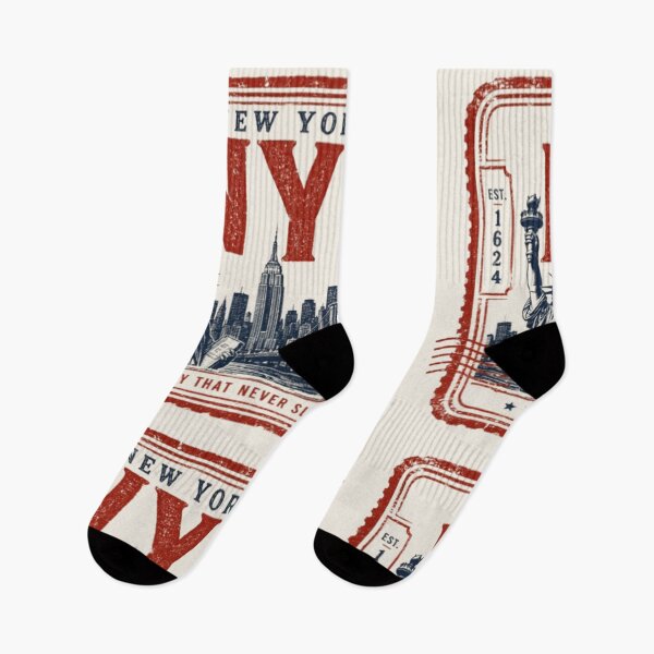 Item preview, NYC Vintage Travel Stamp | New York City Passport Style Design | Statue of Liberty Travel Sticker designed and sold by TulipsArtDesigns .