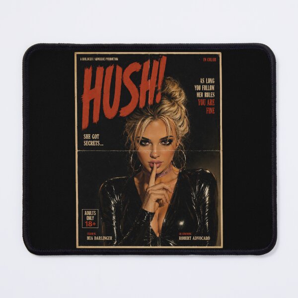Item preview, HUSH! – Retro Grindhouse Thriller Poster designed and sold by obstinator.