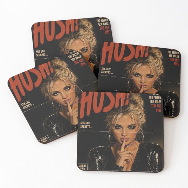 Item preview, HUSH! – Retro Grindhouse Thriller Poster designed and sold by obstinator.