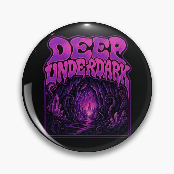 Item preview, Deep Underdark - Psychedelic Retro RPG Design designed and sold by Dice_Goblin_Studio.