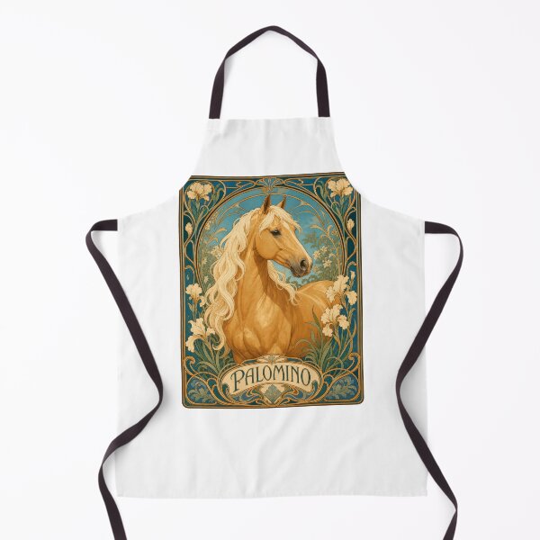 Item preview, Palomino Horse Art Nouveau Equine Lover designed and sold by AntiqueImages.