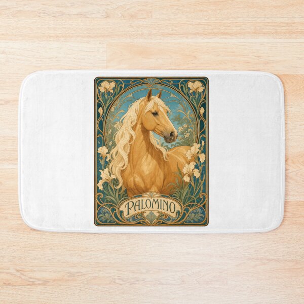 Item preview, Palomino Horse Art Nouveau Equine Lover designed and sold by AntiqueImages.