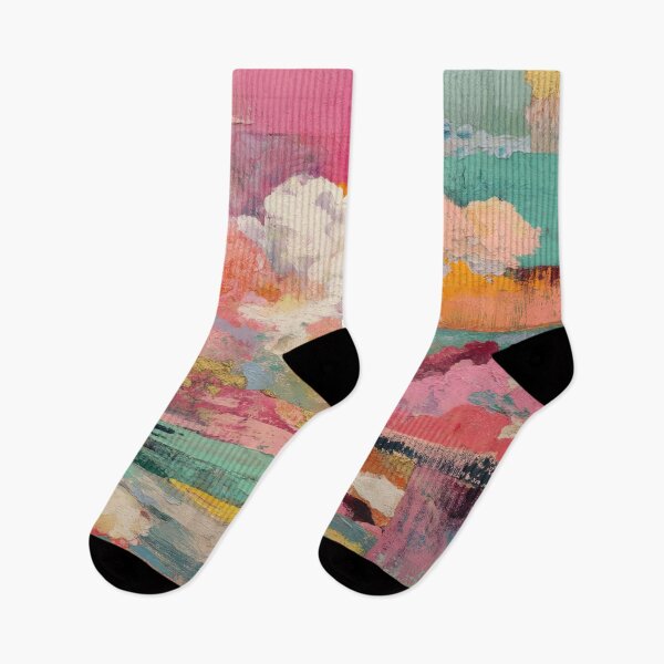 Item preview, Shabby Chic Pink-Blush And Blue Abstract Clouds   designed and sold by DEC02.