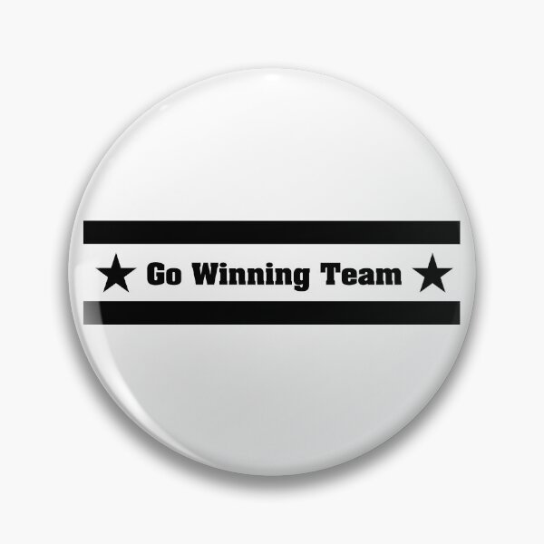 Item preview, Go Winning Team Bold Black Sports Typography Design designed and sold by ValeriesGallery.