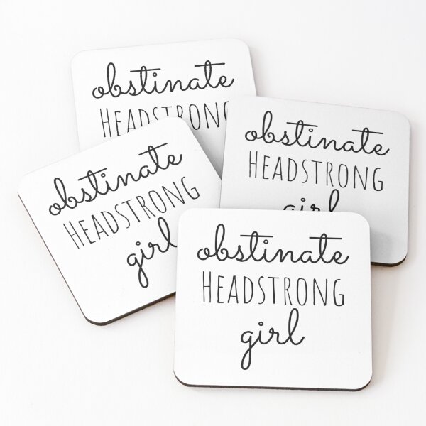 Item preview, Obstinate Headstrong Girl Jane Austen  Feminist Quote Gift designed and sold by rodyauscaklo.