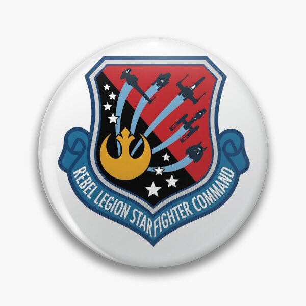 Item preview, Rebel Legion Starfighter Command Shield Patch designed and sold by CharlieDesings.